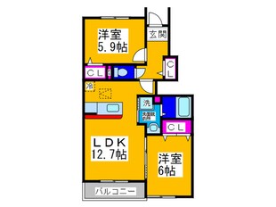 ネオプロヴィデンスの物件間取画像